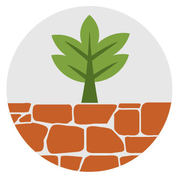 Rockwalls icon rock wall icon